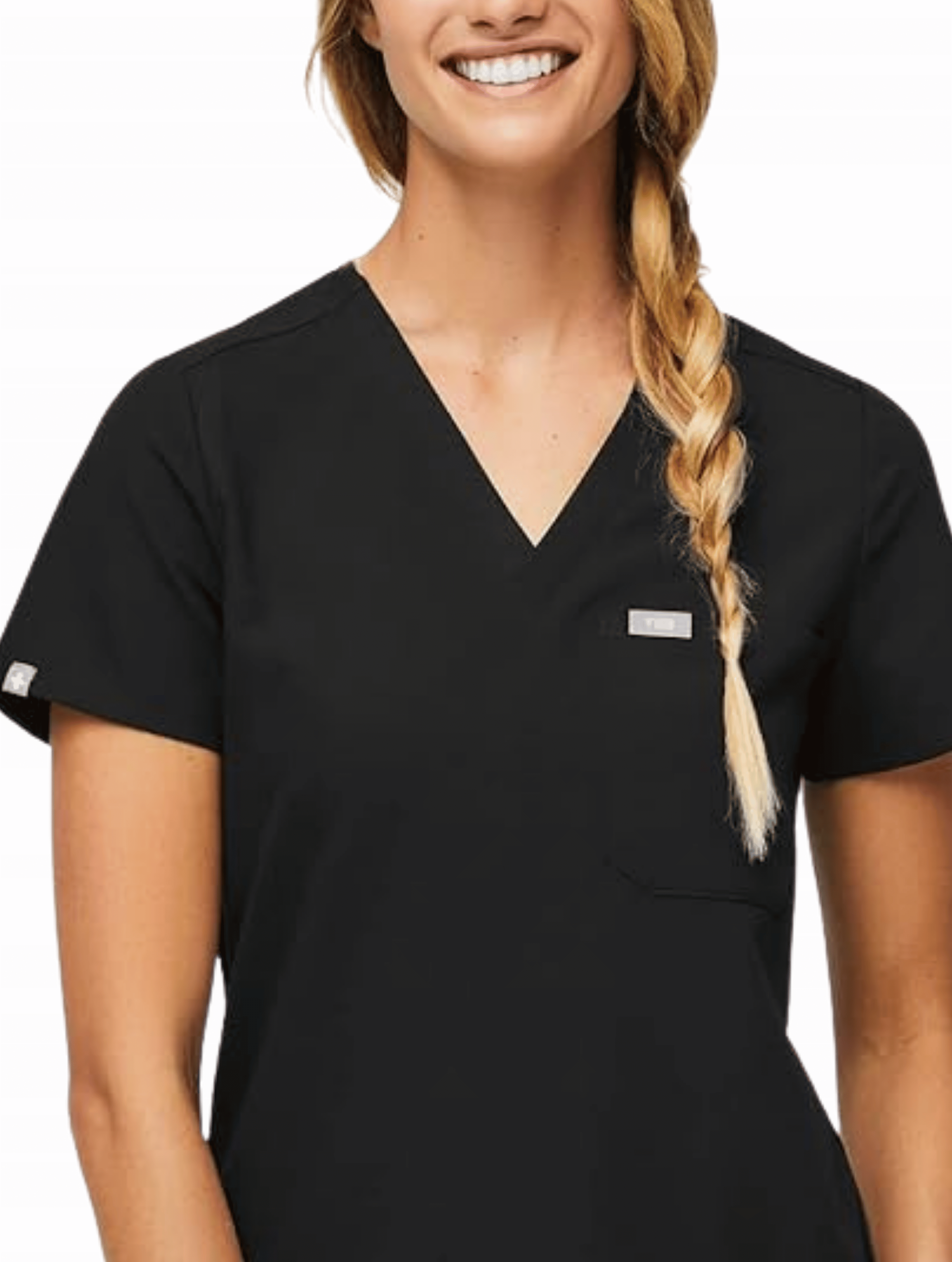 FIGS Catarina Scrub Tops for Women - Classic Fit, 1 Pocket, Four-Way Stretch, Anti-Wrinkle